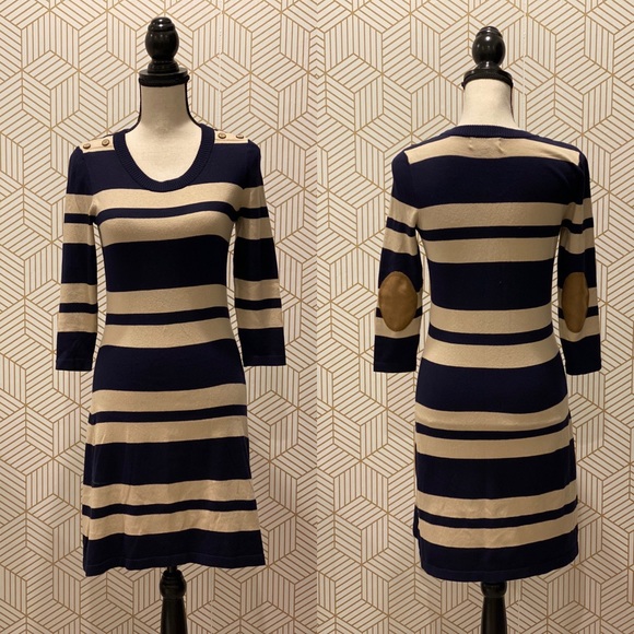 Sweater Dress with Elbow Patches - Picture 1 of 3